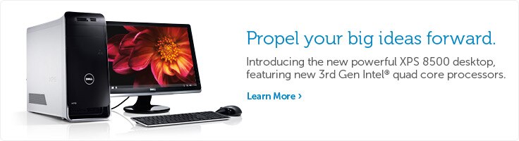 Propel your big ideas forward with XPS 8500