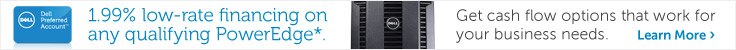 1.99% low-rate financing on any qualifying poweredge