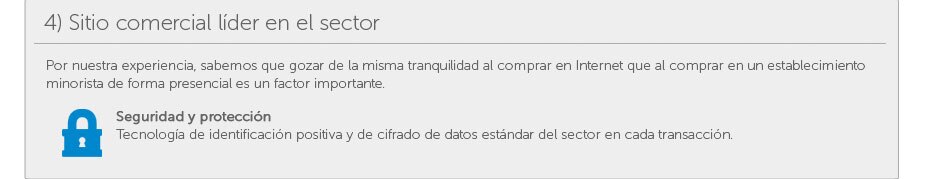 Sitio comercial líder en el sector