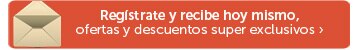 Ofertas exclusivas por email