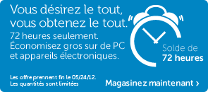 Solde de 72 heures