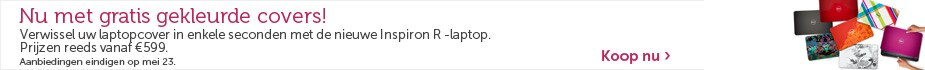 Gratis kleuren cover! Inspiron R laptops Gratis kleuren cover! Inspiron R laptops