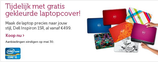 Gratis kleuren cover! Inspiron R laptops