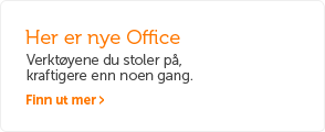 Her er nye Office