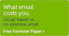 What email costs you.