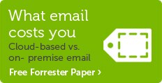 What email costs you. Free Forrester paper.