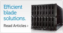 Blade solutions for the efficient data center