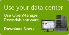 Keep your data front and center with OpenManage Software.