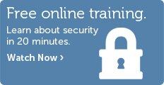 Online security solution training