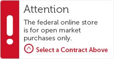 Attention: the Federal Online store is for open market purchases only.