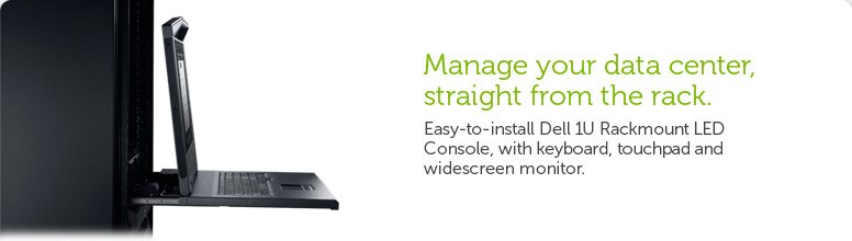 Dell 1U Rackmount LED Console
