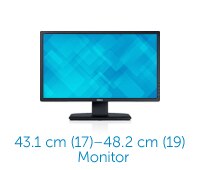 43.1cm(17)-48.2cm(19) Monitor