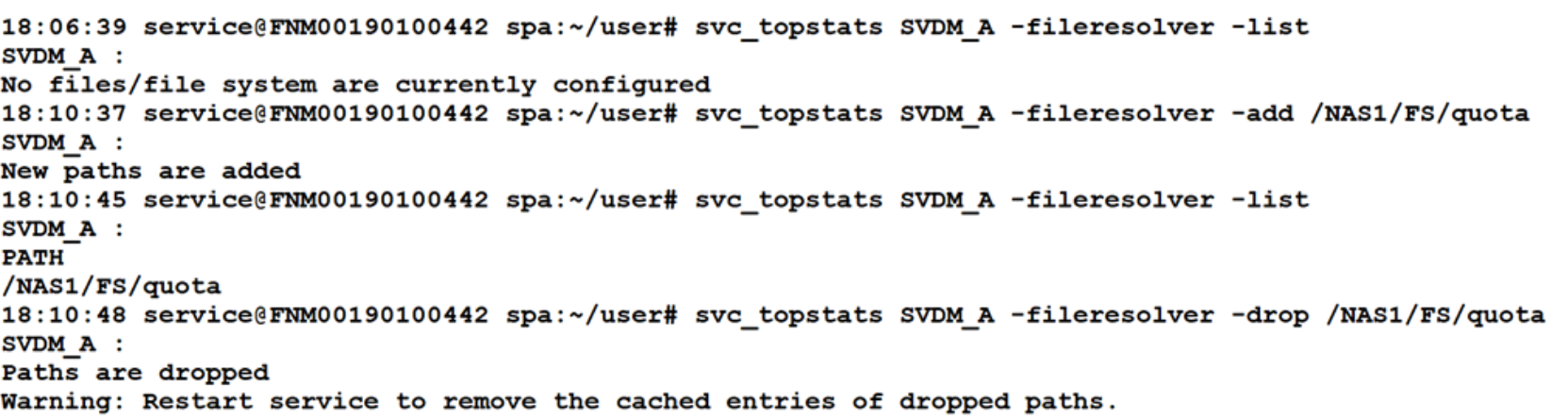 output of the file resolver path