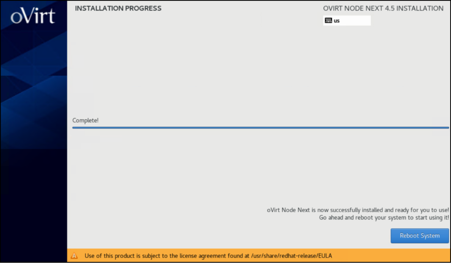 Figure 14. oVirt iso install – step 4