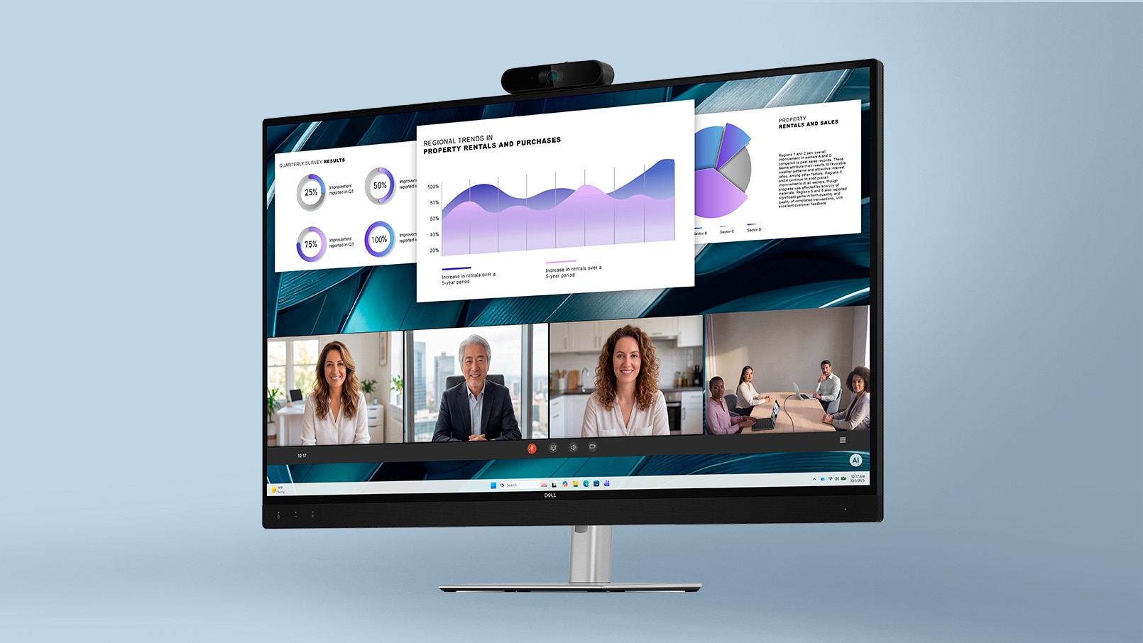 Dell Pro P 43 會議顯示器