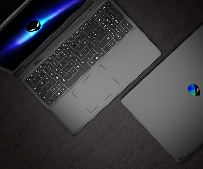 Image of the Alienware 15 Gaming Laptop for the Dell.com product details page.