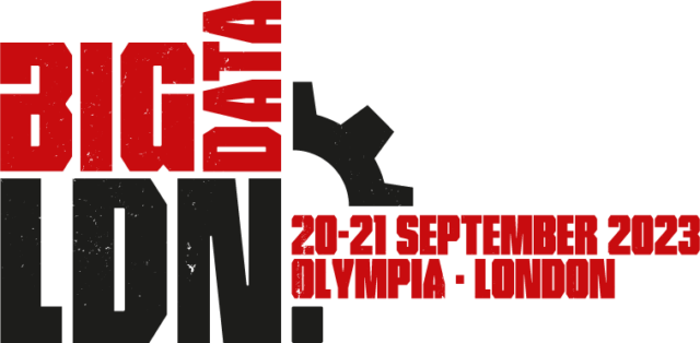 Big Data London event logo in red and black text.