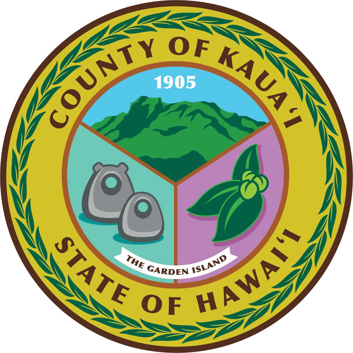 County of Kaua'i seal logo