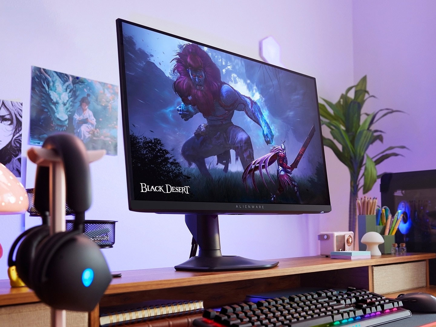 MONITOR DE GAMING CON QD-OLED Y 4K