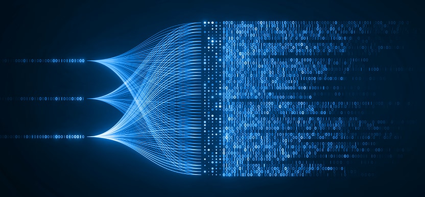 Multiple sources of data being processed and organized