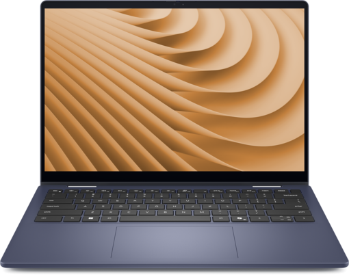 View forward-facing Dell 14 Plus 2-in-1ノートパソコン