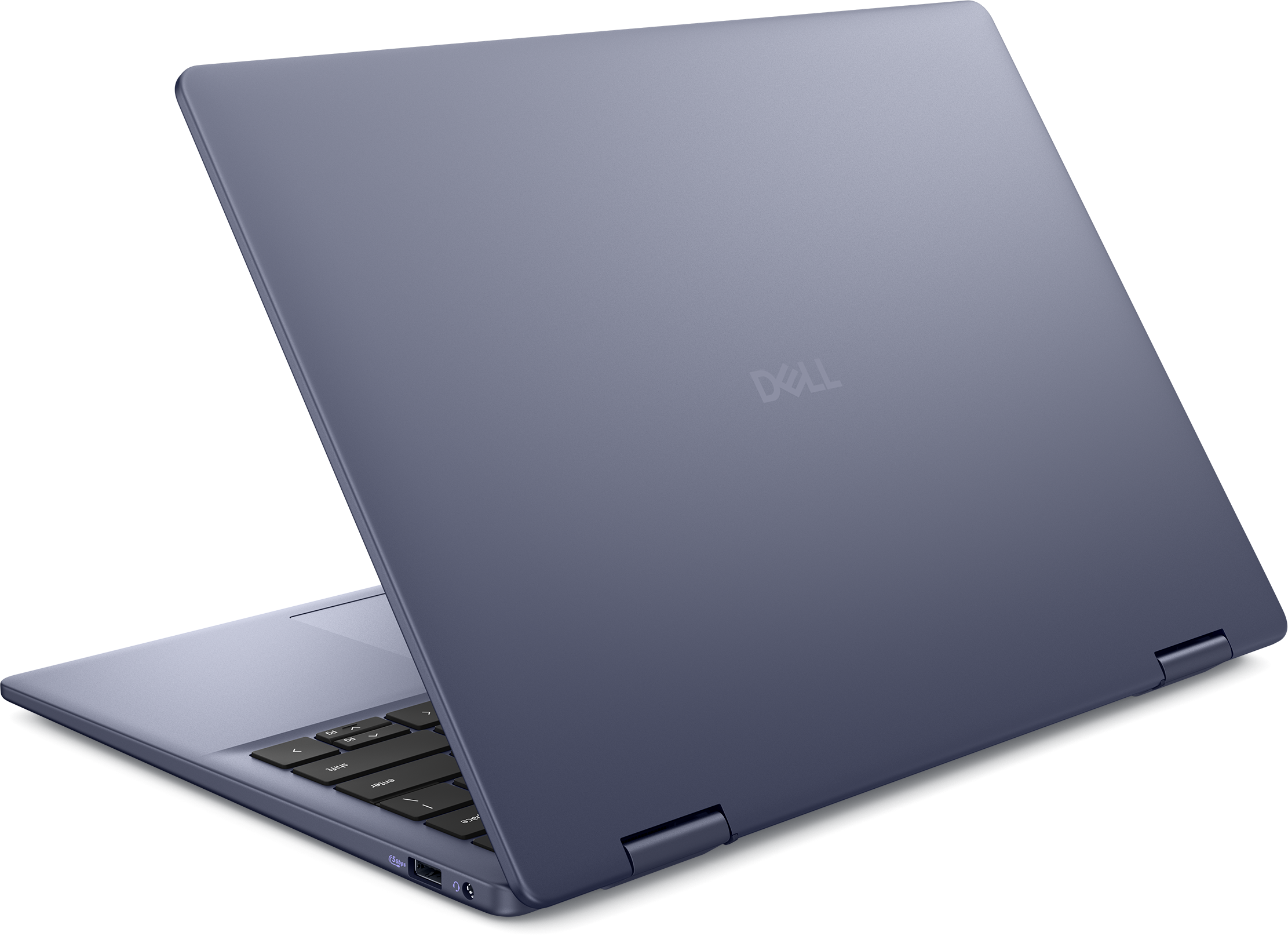 View rear-facing Dell 14 Plus 2-in-1ノートパソコン