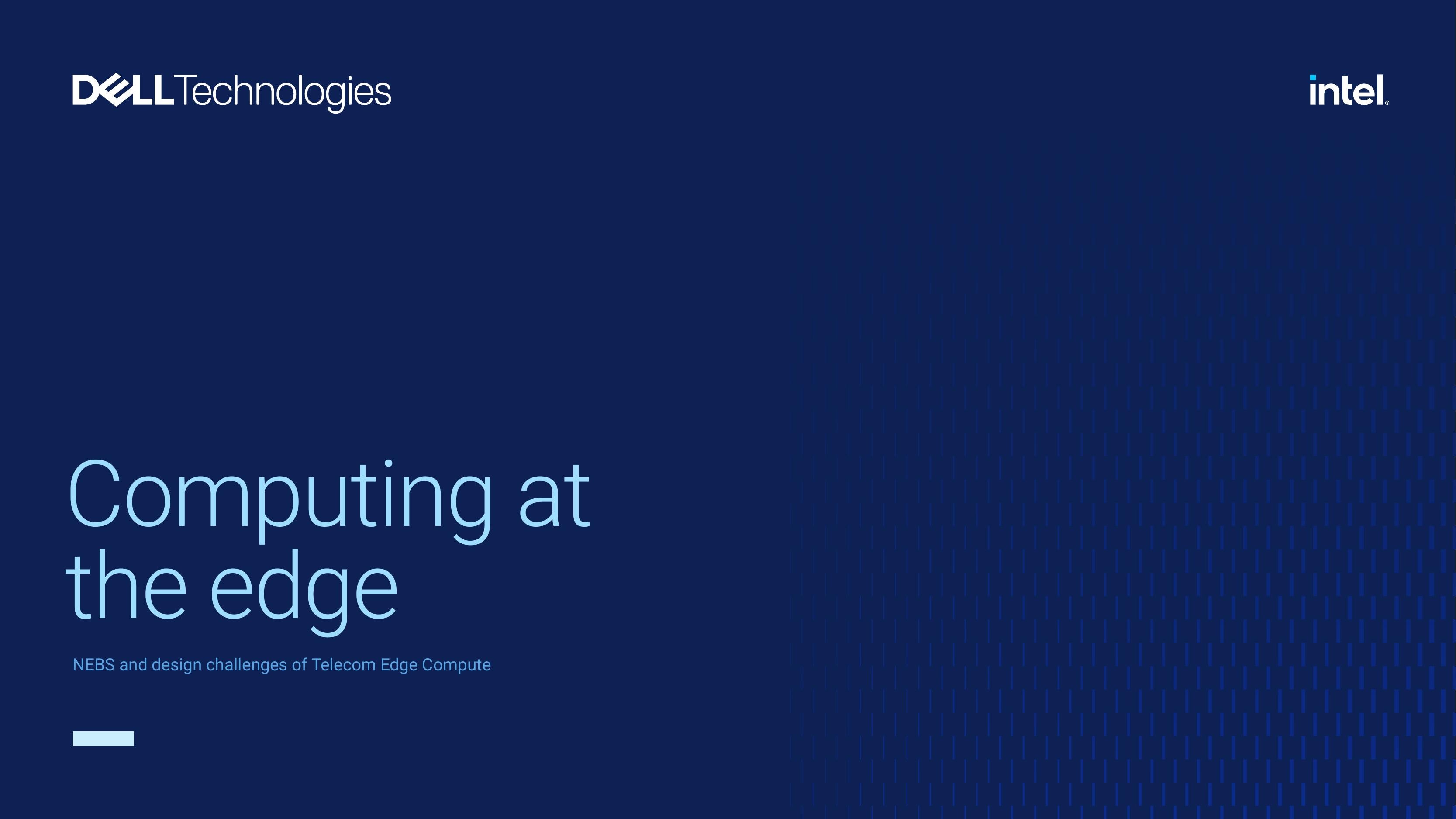 Computing at the edge