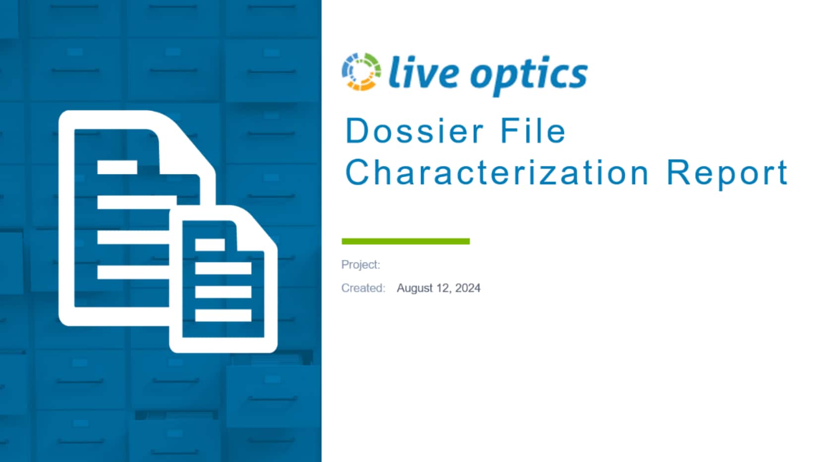 A screenshot showing a Dossier PowerPoint report.