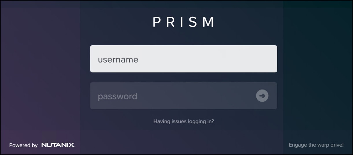 Prism login