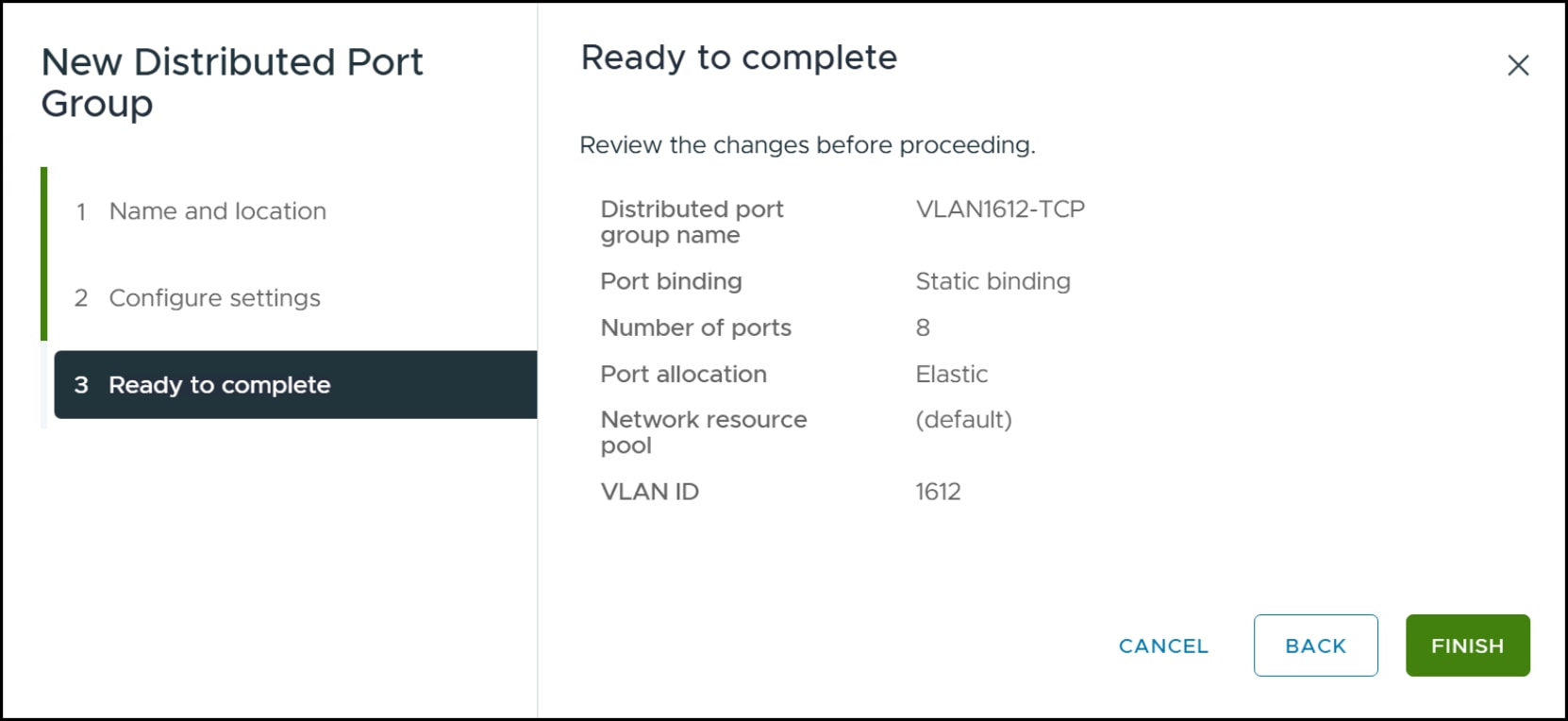 NVMe/TCP distributed port group - completion