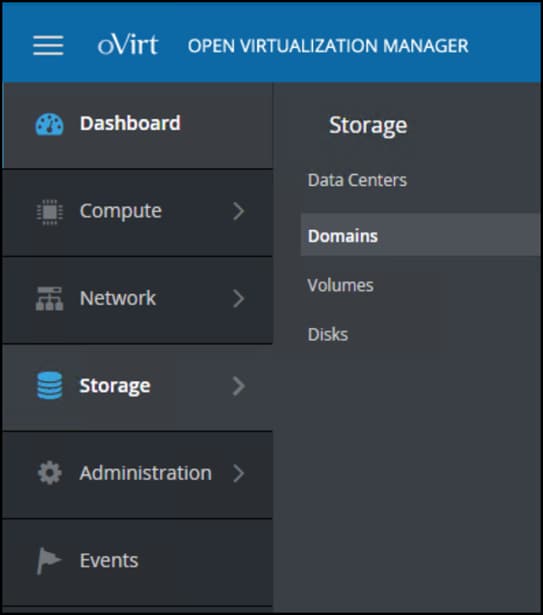 NFS storage domain