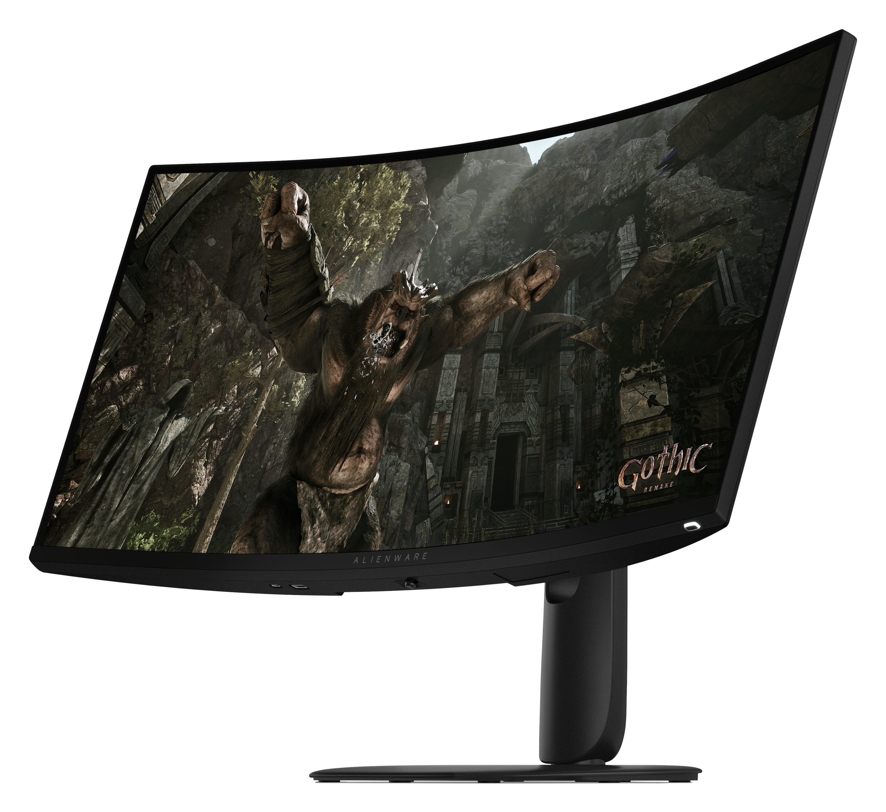 View 左向き Alienware AW3426DWMモニター