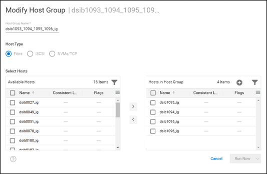 Parent initiator or host group