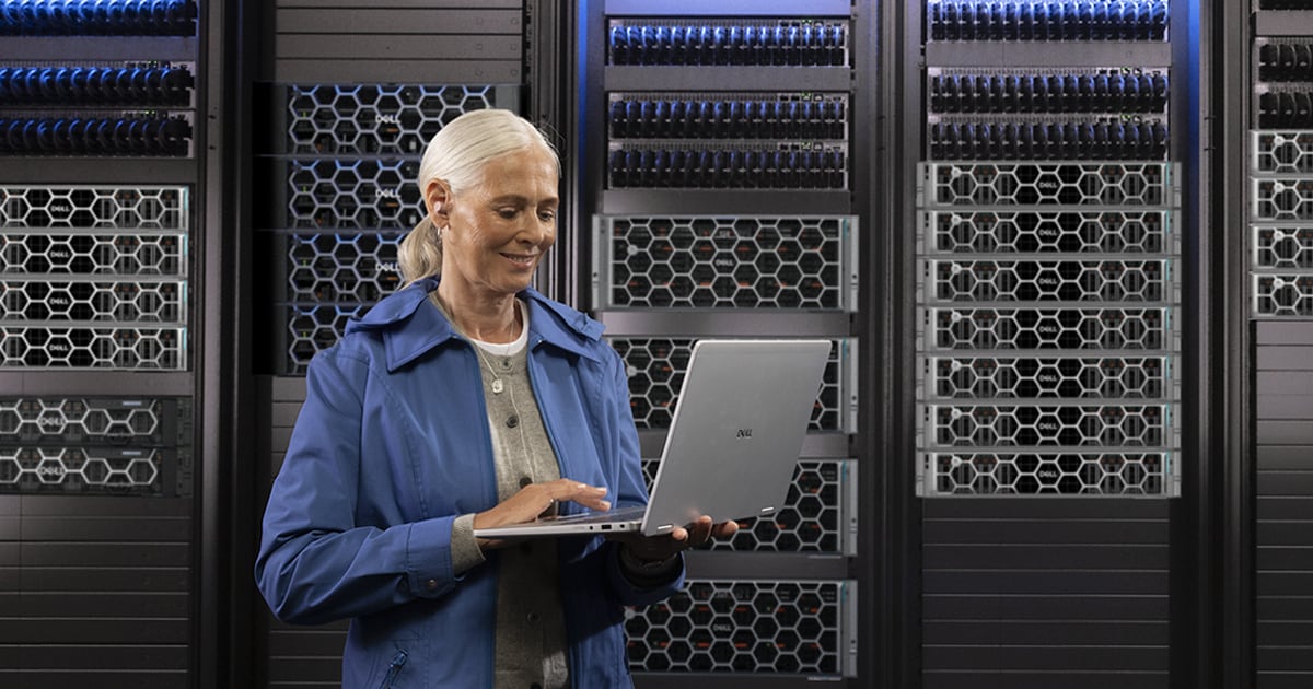 Bulkshoot Woman Working From Data Center