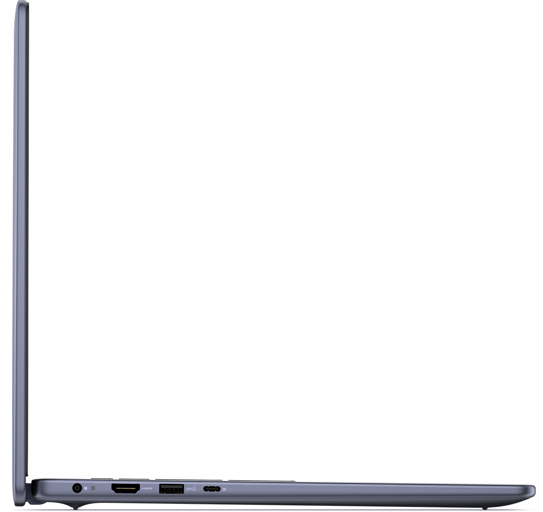 미드나잇 블루 색상의 Dell 16 DC16251 노트북