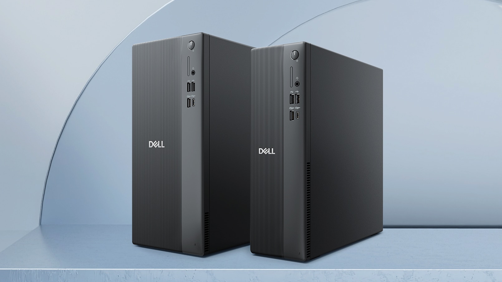 Homepage Hero Module Banner - Dell Tower and Slim Desktops