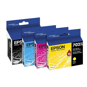 Epson DURABrite Ultra 702 Original Standard Yield Inkjet Ink Cartridge - Multi-pack