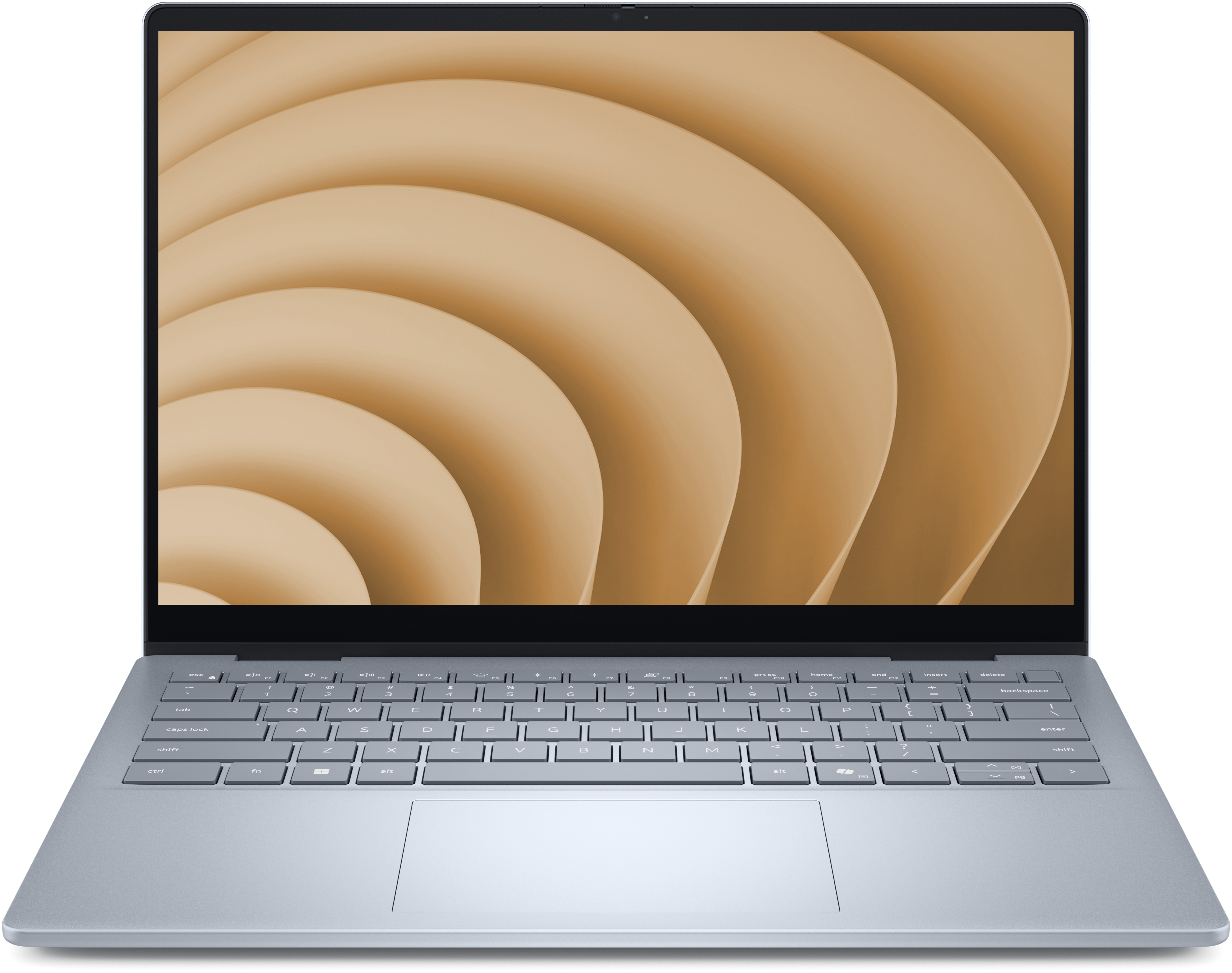 Dell 14 Plus non-touch laptop with fingerprint reader.