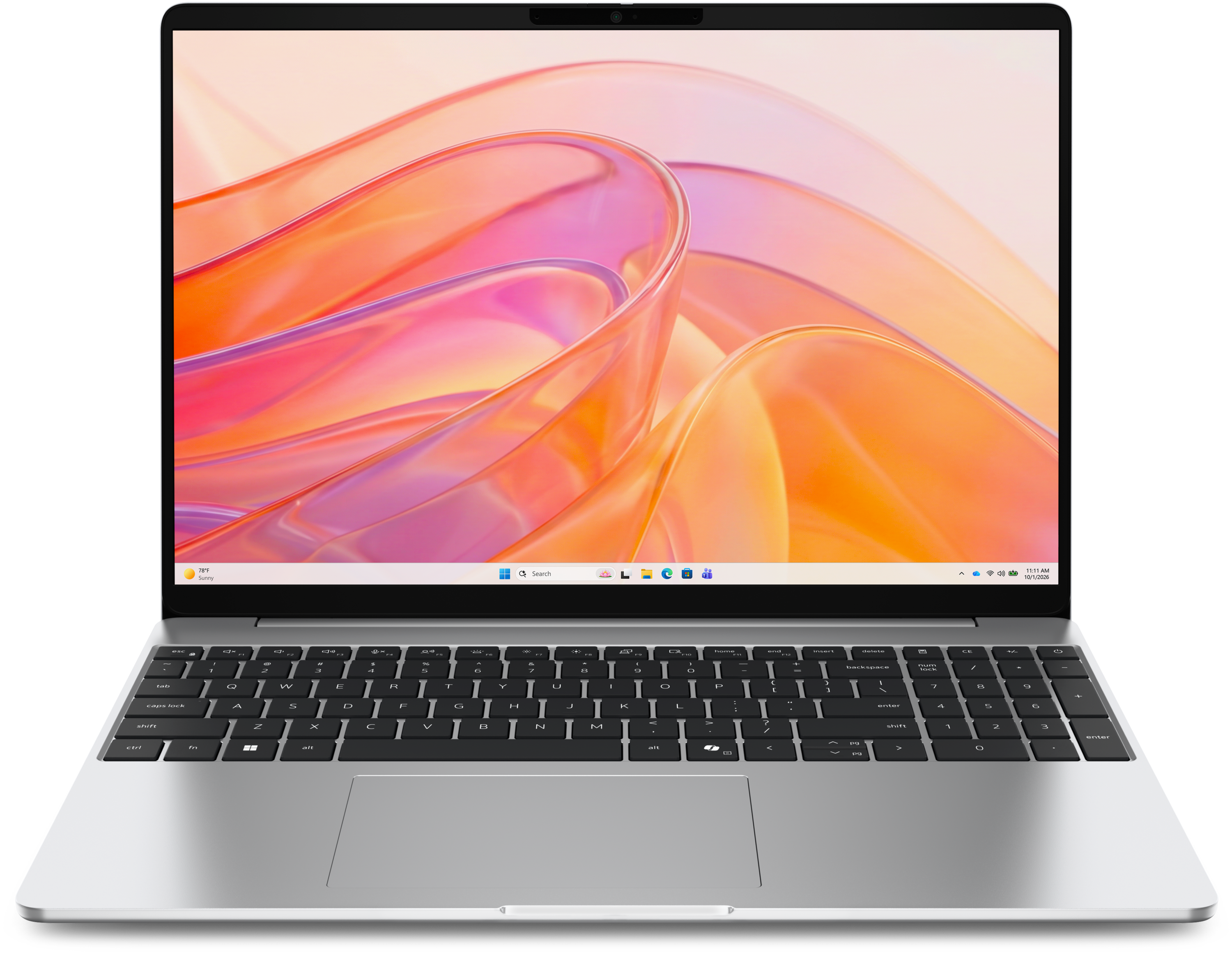 Dell D15266 铂银色 HD RGB 笔记本电脑