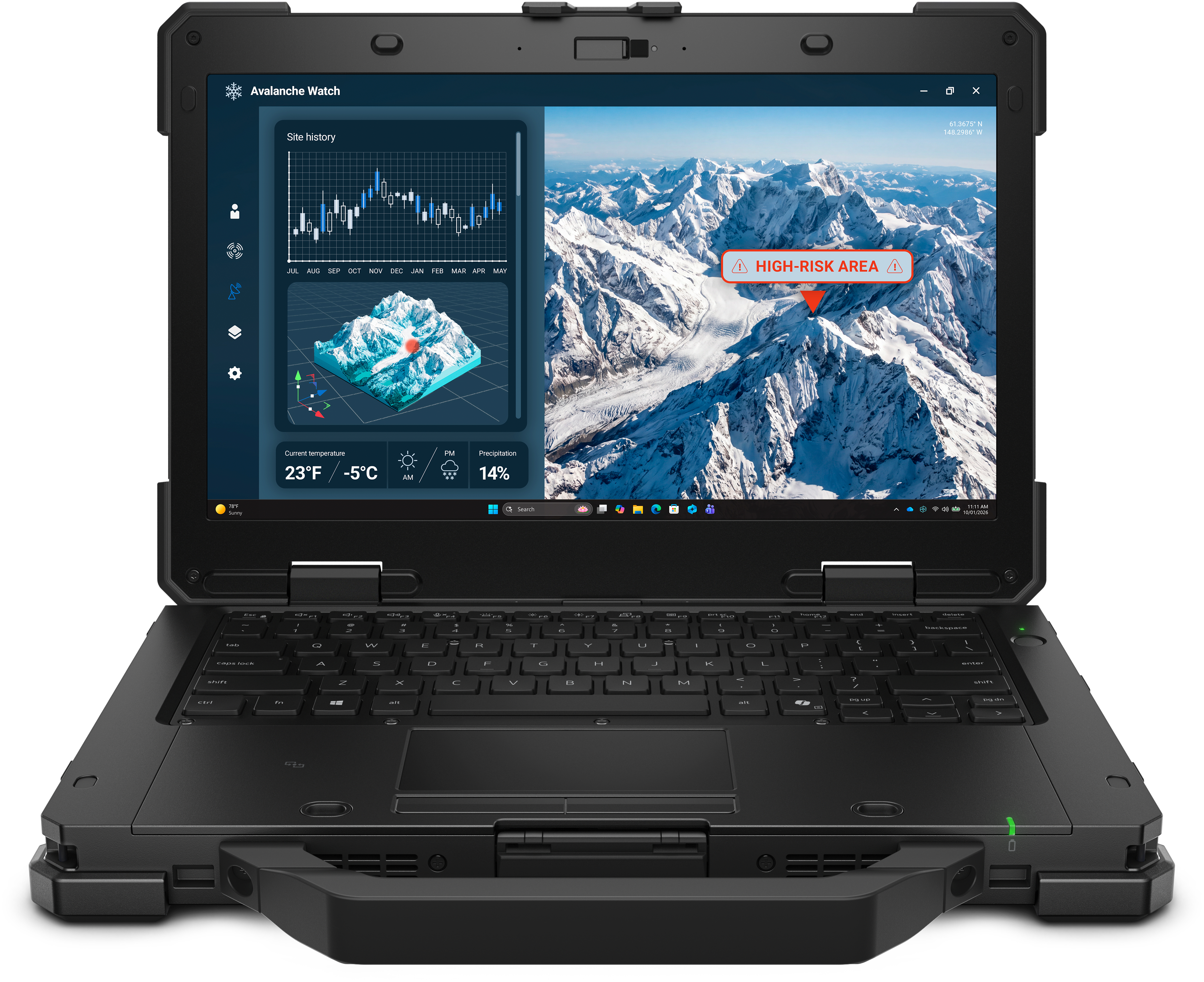 Dell Pro Rugged PR713260t 노트북