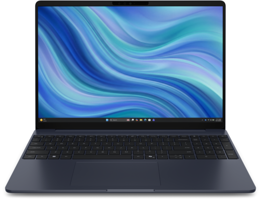 View forward-facing Dell Pro PV15261 Essentialノートパソコン