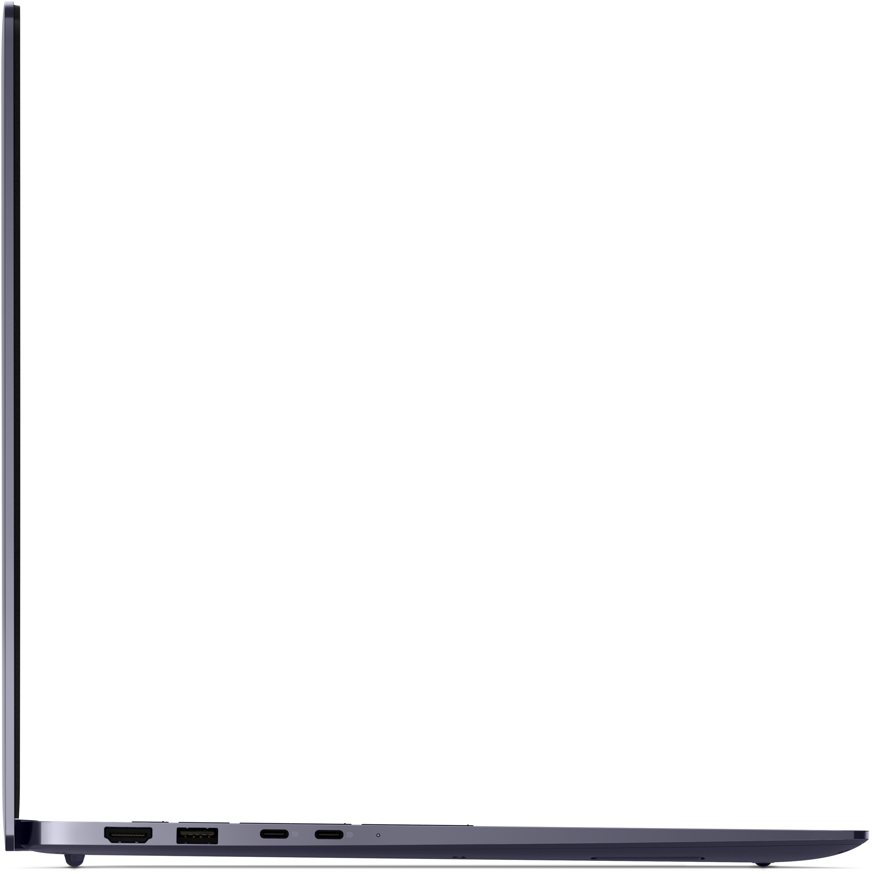 View right-facing DS16265 Blade 16 AMD in Celestial Blue FHD touch configuration with copilot icon