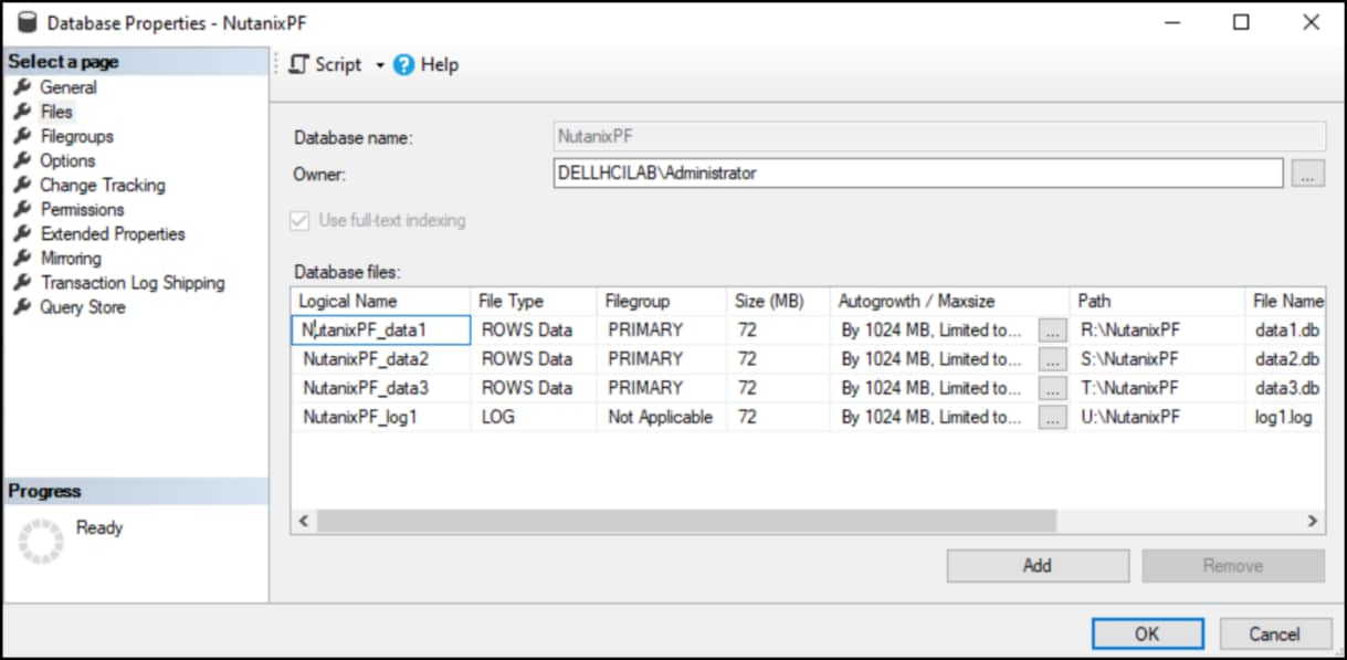 NutanixPF database