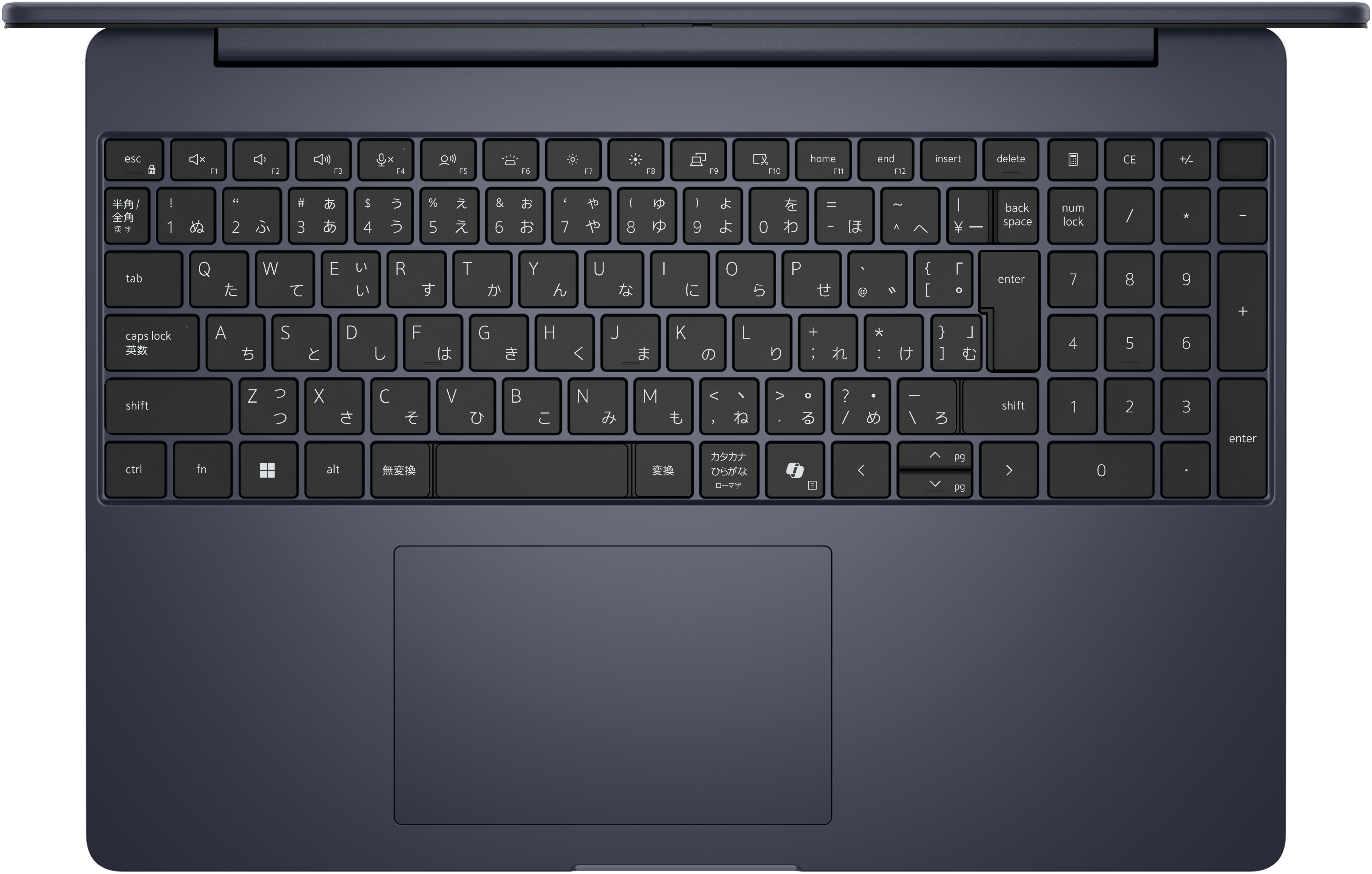 View トップダウン Dell Pro PV15261 Essentialノートパソコン