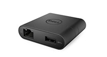 Dell Adapter - USB-C to HDMI/VGA/Ethernet/USB 3.0 | DA200 Dell Adapter - USB-C to HDMI/VGA/Ethernet/USB 3.0 | DA200