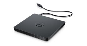 כונן אופטי חיצוני דק מסוג DVD+/-RW של Dell עם חיבור USB‏ | DW316