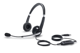 Auriculares estéreo profesionales de Dell: UC300