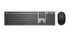 Combo de teclado y mouse inalámbricos de primera calidad de Dell | KM717