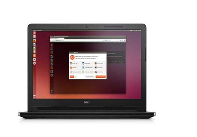 Notebook Inspiron 15 z serii 3000 z systemem Ubuntu