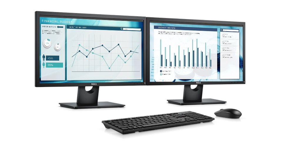 Dell E2318H Monitor – az irodai termelékenység alapfunkciói